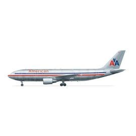 Airbus A300-600 American Airlines silk-screened decals [includes Revell RV4206 Beluga parts] Model kit