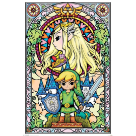 Legend of Zelda Poster Pack Stained Glass 61 x 91 cm (5) 