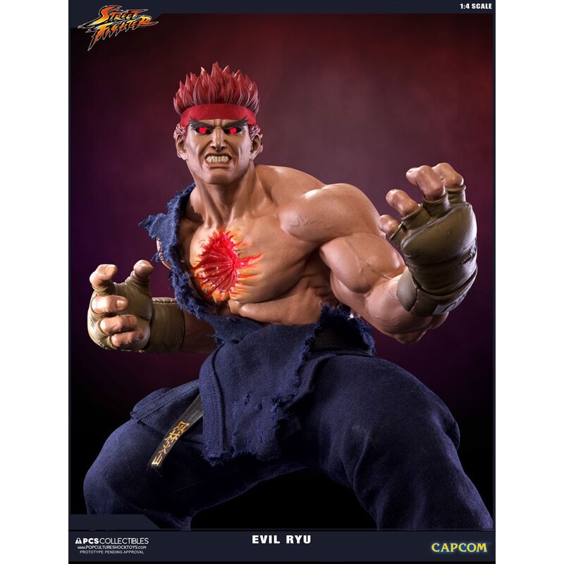 Street Fighter IV Statue 1/4 Evil Ryu 42 cm – POW! The Shop