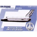 Molniya Buran OK-1.01 space shuttle. In 1974 after failure of the N-1 Lunar rocket the Soviet military preferred a new family of