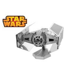 MetalEarth: STAR WARS DARTH VADER'S TIE FIGHTER 7.6x6.8x2.5cm, metal 3D model with 2 sheets, on card 12x17cm, 14+