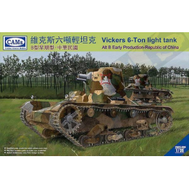 Vickers 6-Ton Light Tank Alt B Early Production-Republic of China Model kit