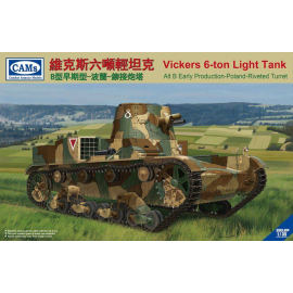 Vickers 6-Ton light tank ( Alt B Early Production- Poland- Riveted Turret) Model kit