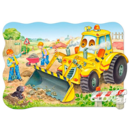 Bulldozer in action, puzzle 20 pieces maxi 