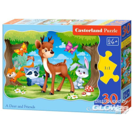 A Deer and Friends, Puzzle 30 pieces Jigsaw puzzle