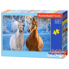 Puzzle The Winter Horses Jigsaw puzzle
