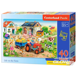 Life on the Farm, Puzzle 40 pieces maxi Jigsaw puzzle