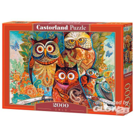 Owls, Puzzle 2000 pieces Jigsaw puzzle