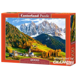 Church of St.Magdalena, Dolomites, Puzzle 2000 pieces 