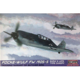 Focke-Wulf Fw-190S-5 German & British. Complete plastic kit (Eduard) with decals, vacu canopy and photo-etched parts Model kit