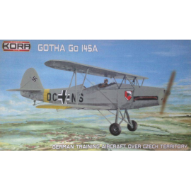 Gotha Go-145A German Trainer over Czech territory Complete plastic kit - new tooling with decals, vacuformed canopy and resin up