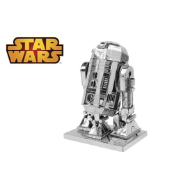 MetalEarth: STAR WARS R2-D2 6.93x4.95x3.47cm, metal 3D model with 2 sheets, on card 12x17cm, 14+ Metal model kit