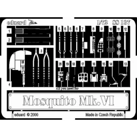 de Havilland Mosquito Mk.VI (designed to be assembled with model kits from Tamiya) This Zoom set is a simplified version of the 