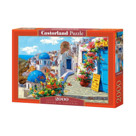 Spring in Santorini, puzzle 2000 pieces 