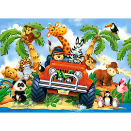 Puzzle Softies on Safari 
