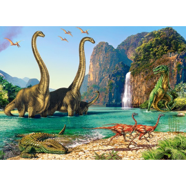 In the Dinosaurus World, puzzle 60 pieces Jigsaw puzzle