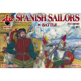 Spanish Sailors in Battle 16-17 century Figures