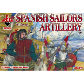 Spanish Sailors Artillery 16-17 century Figures
