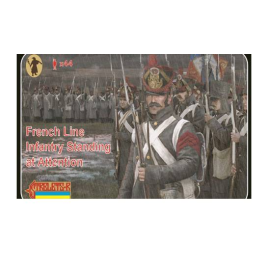 French Line Infantry Standing At Attention Figures