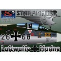 German Lockheed F-104G Starfighters decals the most researched decals ever. Containing over 1400 separate decals this set will a