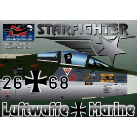 Decals German Lockheed F-104G Starfighters decals the most researched decals ever. Containing over 1400 separate decals this set