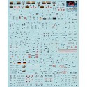 German Lockheed F-104G Starfighters decals the most researched decals ever. Containing over 1400 separate decals this set will a