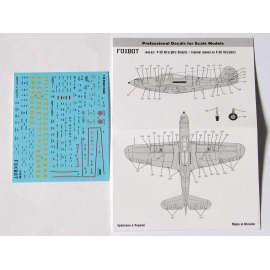 Decals Stencils for bell P-39 Airacobra FOR Accurate Miniatures, Eduard, Hasegawa, Monogram, Revell Kits 