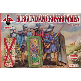 Burgundian crossbowmen. 15 century Figures