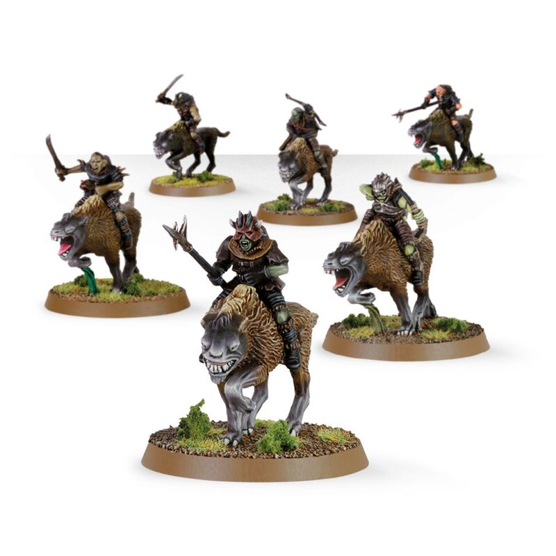 THE LORD OF THE RINGS: WARG RIDERS Add-on and figurine sets for figurine games