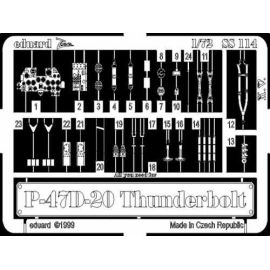 Republic P-47D Thunderbolt (designed to be assembled with model kits from Academy) This Zoom set is a simplified version of the 