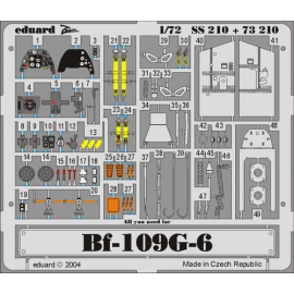 Messerschmitt Bf 109G-6 PRE-PAINTED IN COLOUR! (designed to be assembled with model kits from Hasegawa) This Zoom set is a simpl