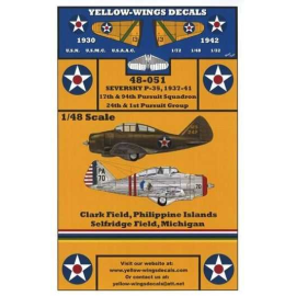 Decals USAAC Seversky P-35/P-35A COMING SOON 