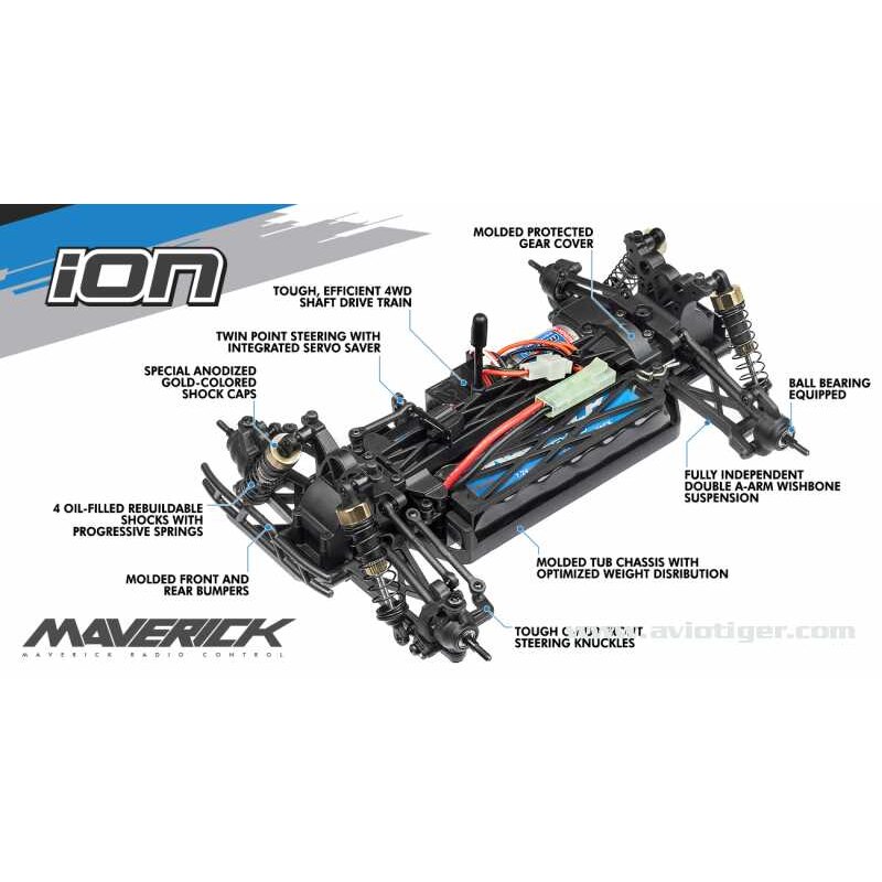 1500MV12805 ION RX RALLY 1/18 RTR