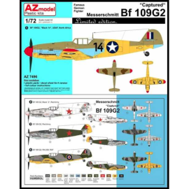 Messerschmitt Bf 109G-2 Captured Planes, LE Model kit