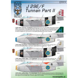 Decals J 29E/F Tunnan 
