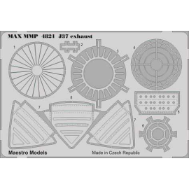 Saab JA-37 Viggen trust doors set (designed to be used with Tarangus kits) 