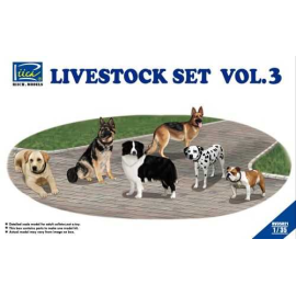 Livestock Set Vol.3 (six dogs) Figures