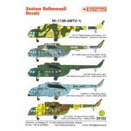 Decals Mil Mi-8MT/Mi-17 Hip-H Helicopter. 