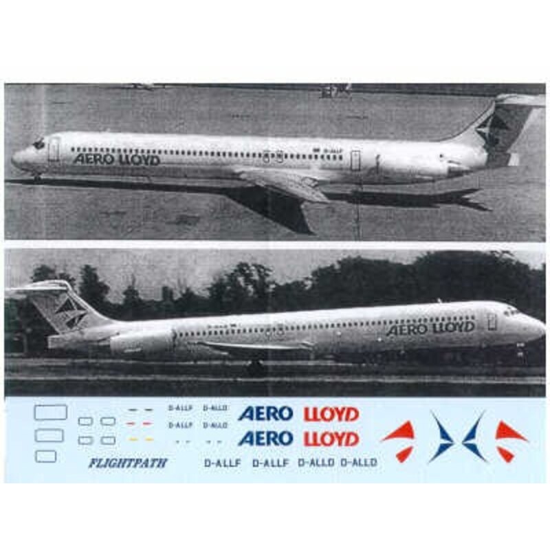 McDonnell Douglas MD-80 Aerolloyd current scheme