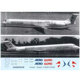 Decals McDonnell Douglas MD-80 Aerolloyd current scheme 