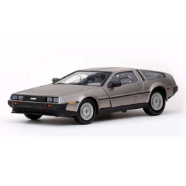 LK DELOREAN COUPE SILVER Diecast model car