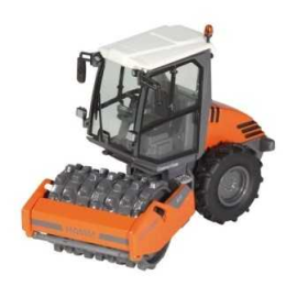 H7i HAMM COMPACTOR WITH SHEEP FOOT ROLLER Diecast farm vehicle