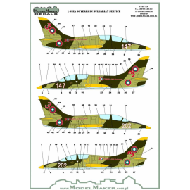 L-39 Albatros Aero OK-GXA Paint Masks, Tailormadedecals