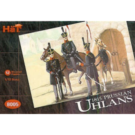 Napoleonic Prussian Uhlans. 12 mounted figures with litweka and shako. 