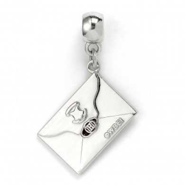 Harry Potter silver plated charm Hogwarts Acceptance Letter 