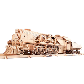 V-Express Steam Train Wooden model kit