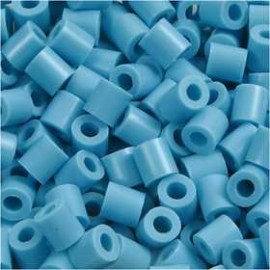Fuse Beads, size 5x5 mm, hole size 2.5 mm, turquoise (10), medium, 6000pcs Pearl, button