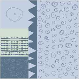 Fabric, W: 145 cm, 140 g/m2, blue, 1rm Textile