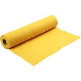 Craft Felt, W: 45 cm, thickness 1.5 mm, yellow, 5m, 180-200 g/m2 
