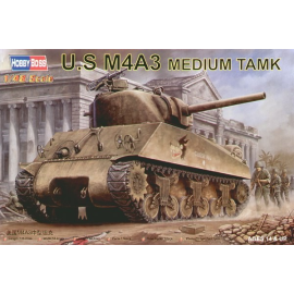 US M4A3 Tank Model kit